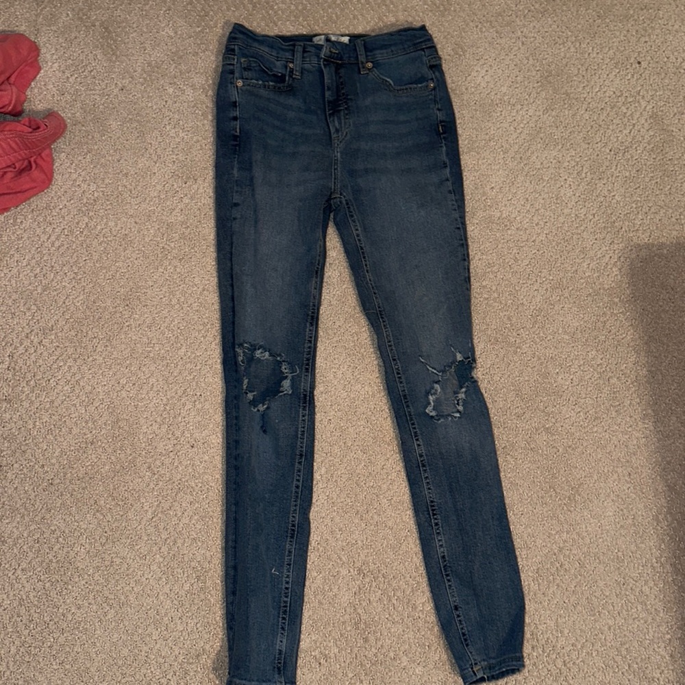 Free people skinny denim jeans